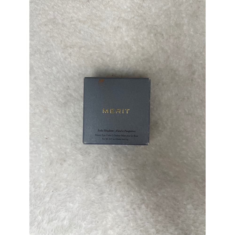 Merit Solo Shadow Matte Eye Color Midcentury Brown Cream to Powder Eyeshadow 5g